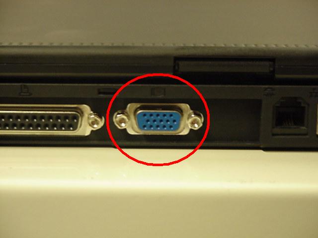 Standard VGA socket