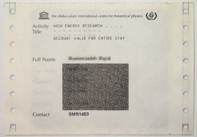 Account Information Envelope